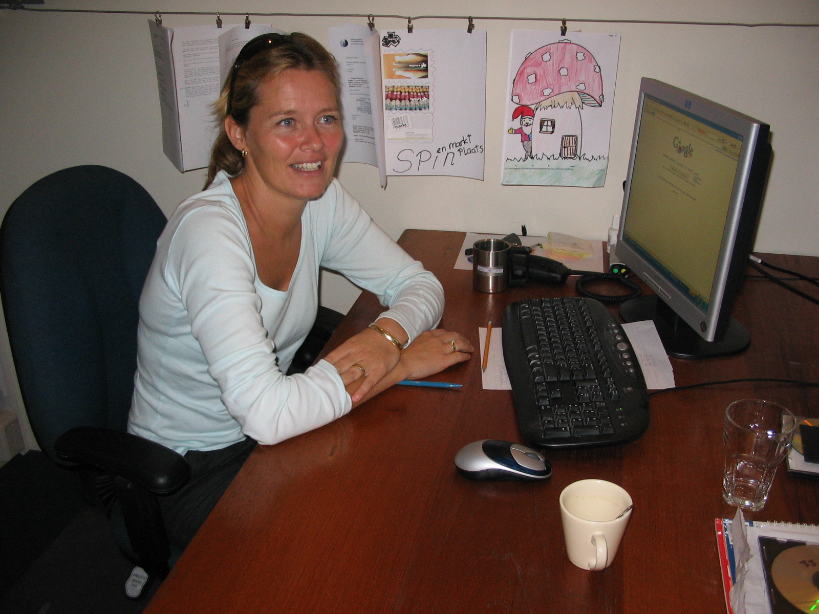 Jora 25 jaar geleden aan het werk op Curacao