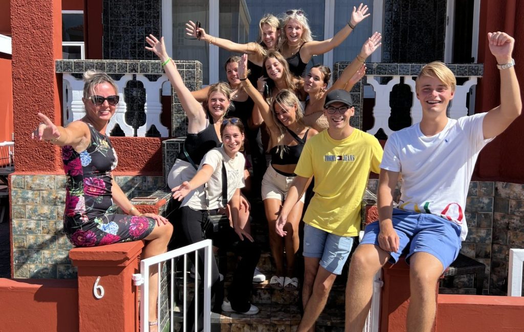 Deelnemers Tussenjaar bij Rode huis Curacao Wereldstap