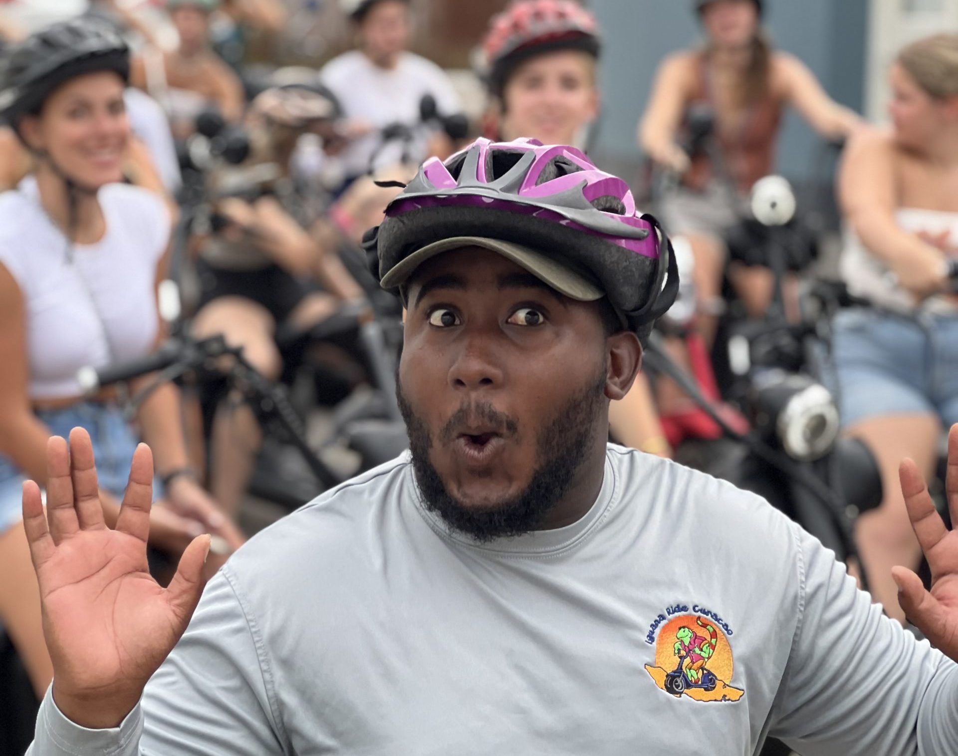 Scootertour Willemstad Curacao tijdens Tussenjaar Programma Wereldstap 1