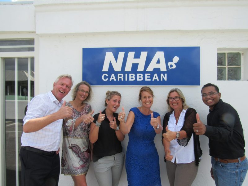 Samen met collega's van Teamwork en NHA